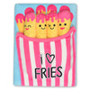 I Heart Fries Plush Notebook