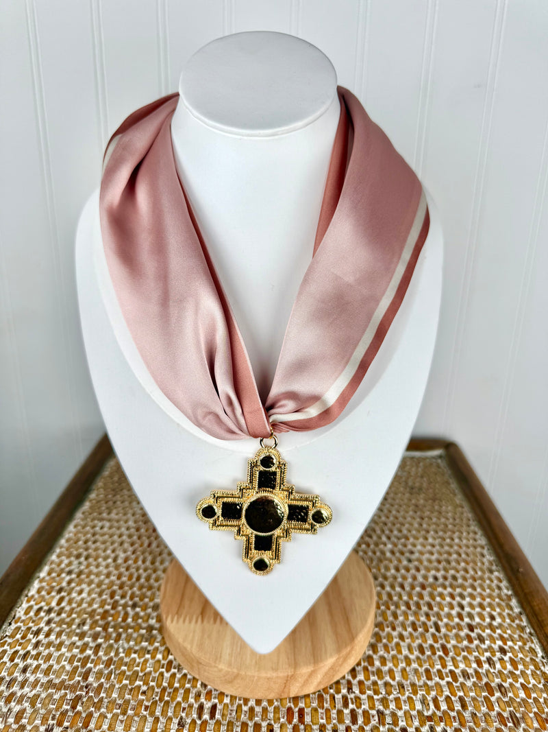Hart Designs- Autumn's Embrace Scarf Necklace