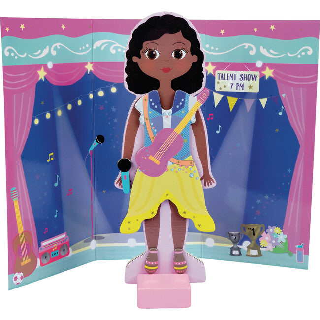 Wooden Magnetic Dress Up - Zoey