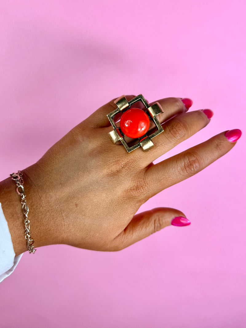Yochi- Sunset Beach Ring- Orange