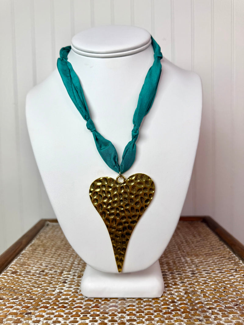Hart Designs- Heart of Fall Scarf Necklace