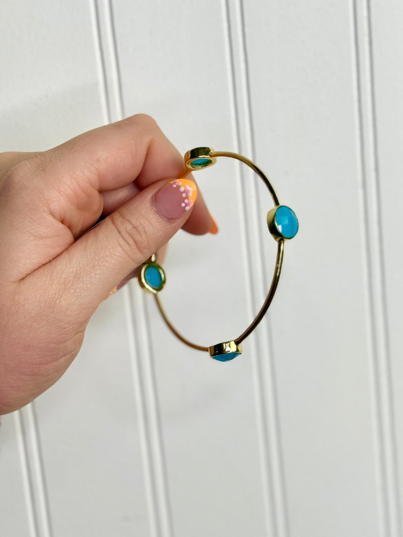 Hart Designs- Morning Glory Bracelet- Light Blue