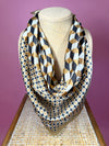 Nude and Nuetrals Satin Scarf