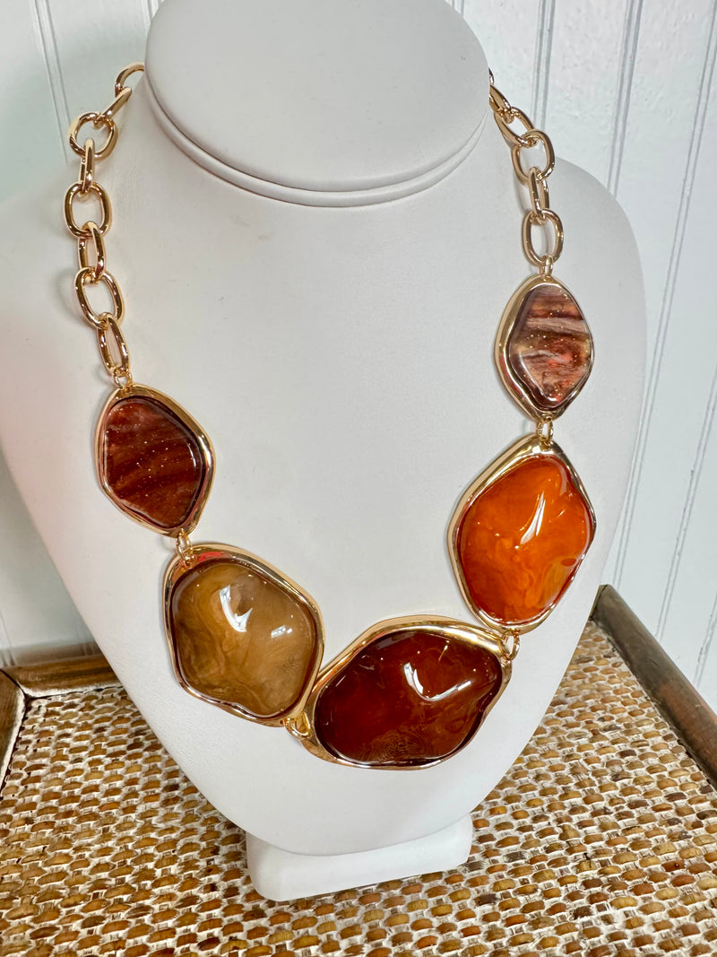Pumpkin Spice Necklace