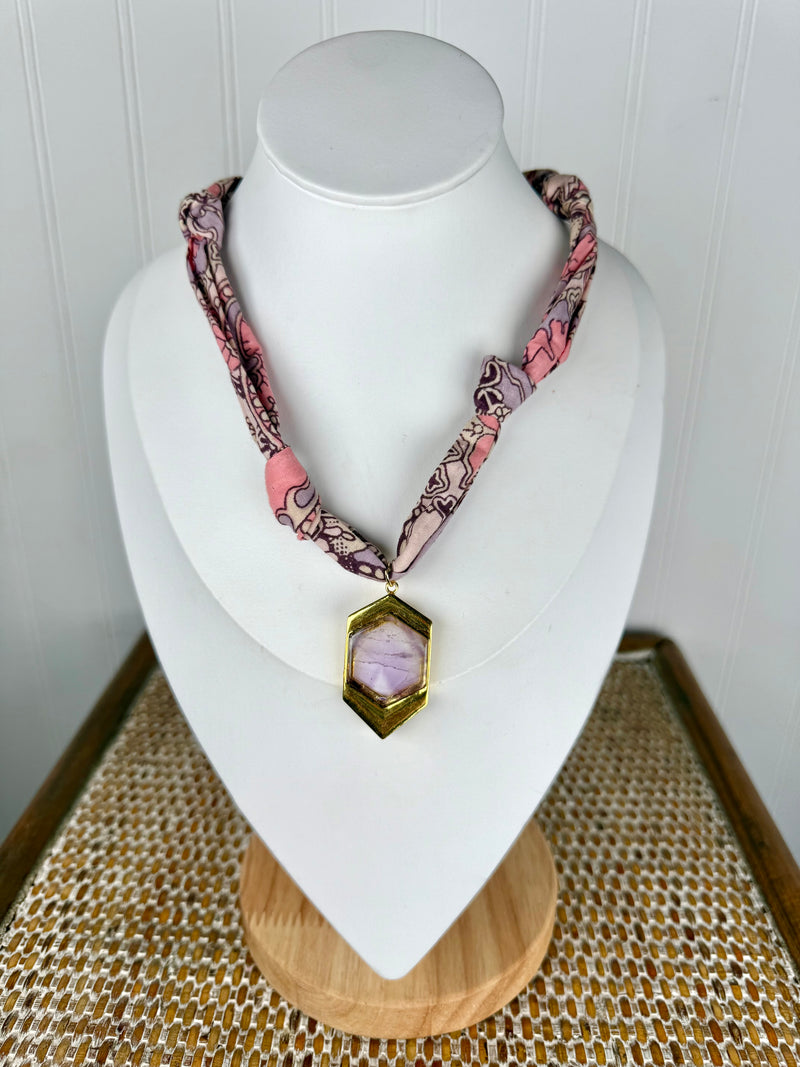Hart Designs- Mystic Meadow Scarf Necklace