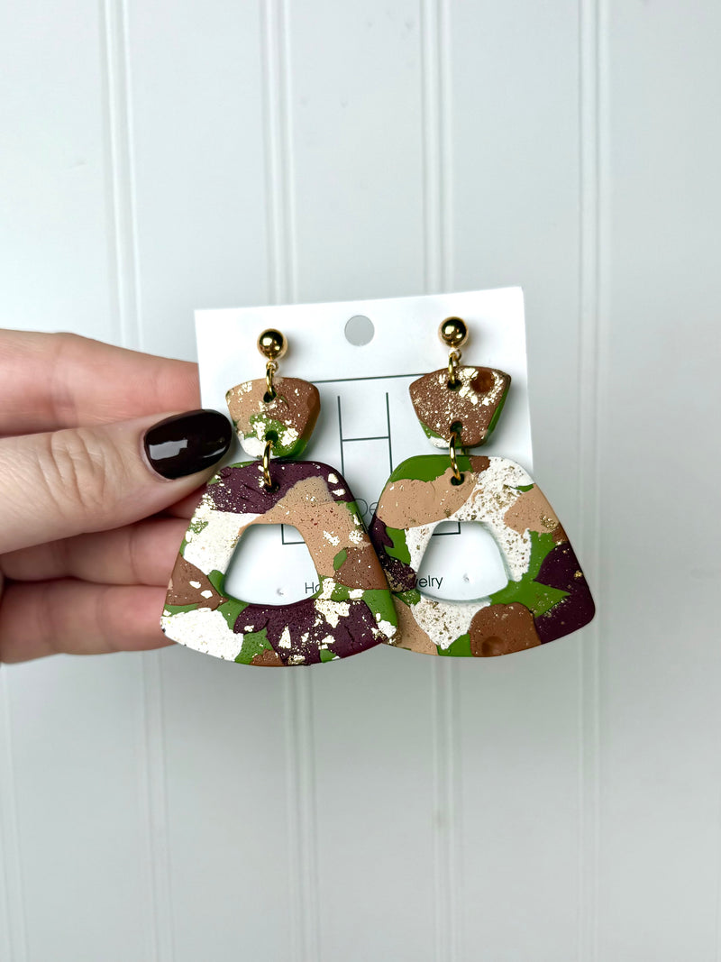 Hart Designs- Chestnut Charm Earrings