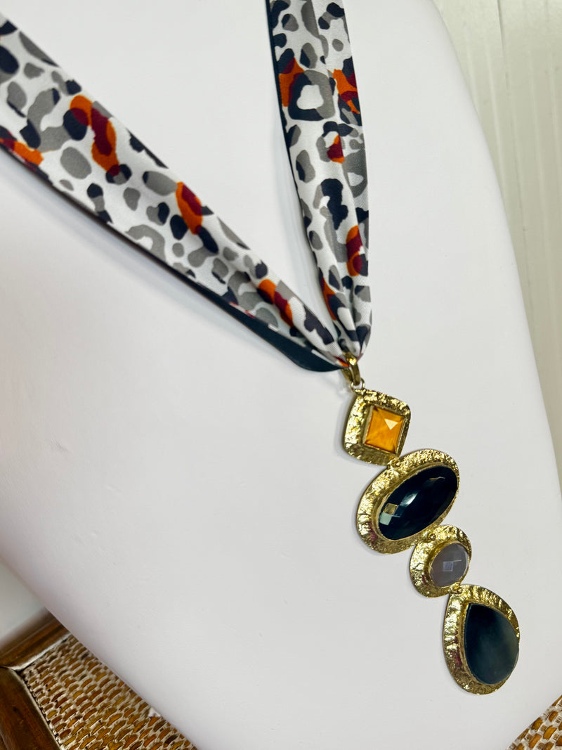 LLB- Walk Like An Egyptian Scarf Necklace