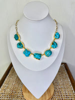 Key Largo Turquoise Stone Necklace