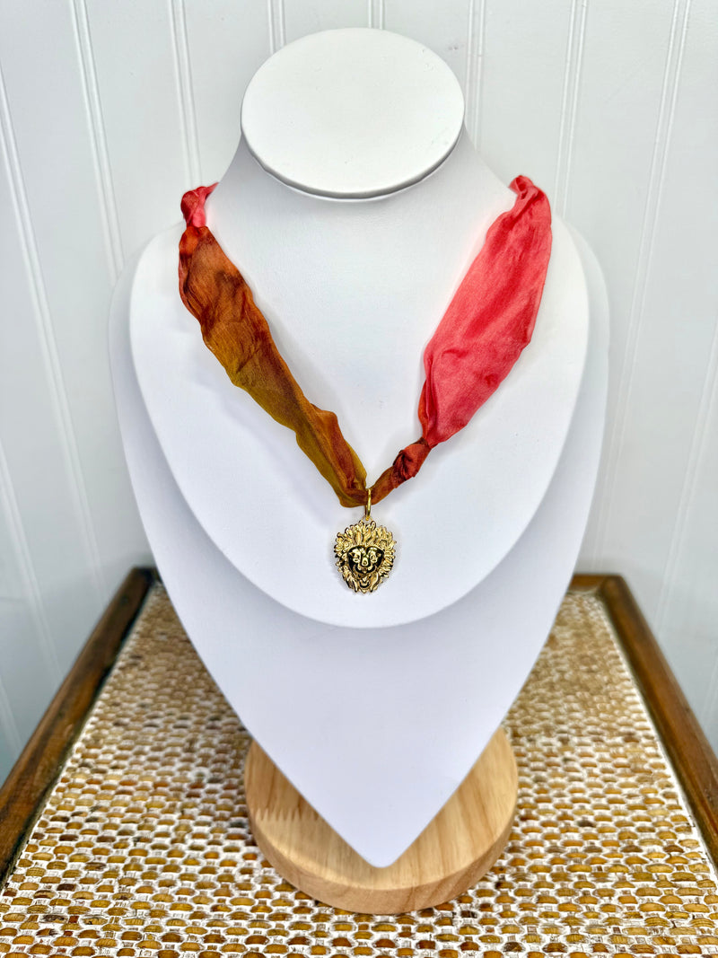 Hart Designs- Savanna Sunset Scarf Necklace