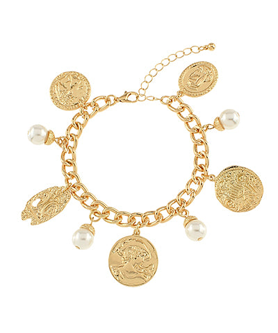 So Charming Coin Bracelet