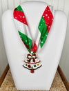 Oh Christmas Tree Scarf Necklace