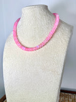 Hart Designs- Mermaid Bead Necklace- Pink