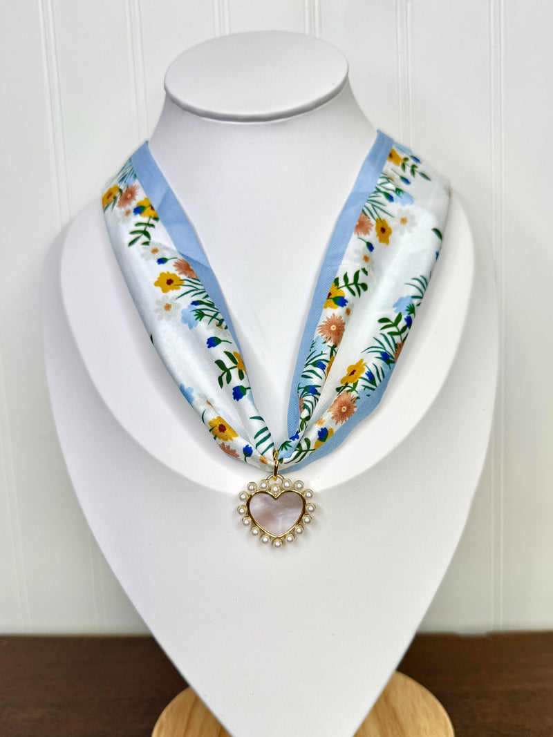 Hart Designs - Wild Flower Scarf Necklace