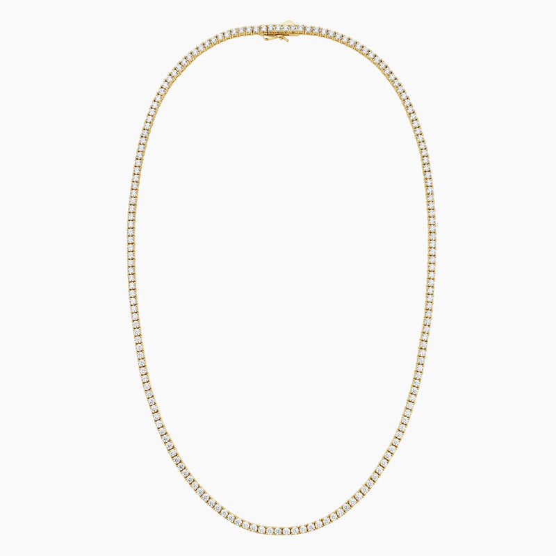 18" Diamond Tennis Necklace- 3.0MM