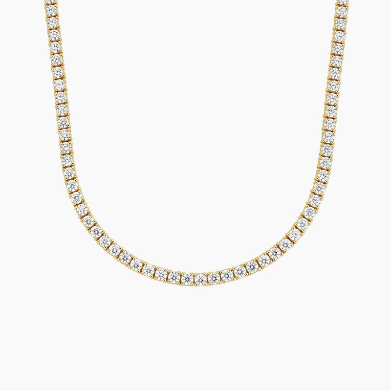18" Diamond Tennis Necklace- 3.0MM