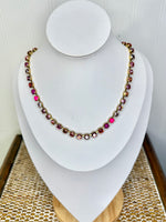 Tova- Sarina Necklace- Pink Mix