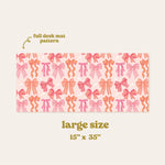 The Darling Effect - Style Station Desk Mat - Blushing Bows