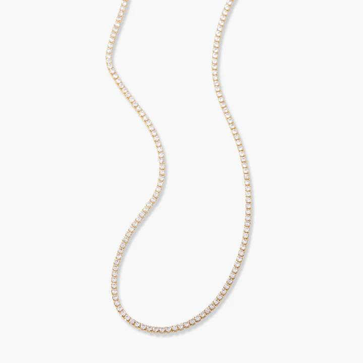 18" Diamond Tennis Necklace- 2.0MM