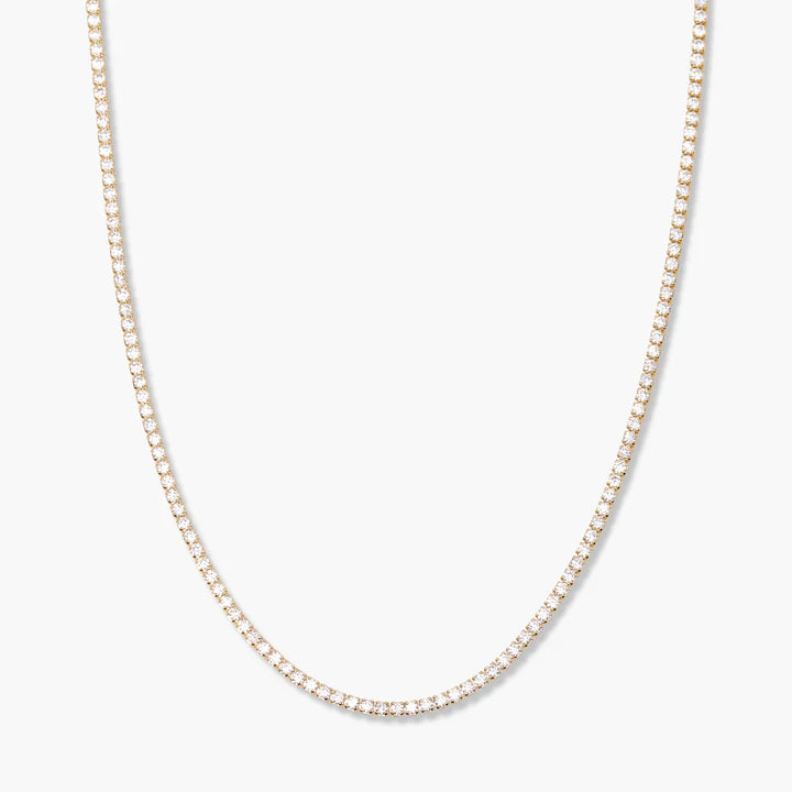 18" Diamond Tennis Necklace- 2.0MM