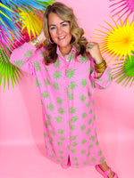 Swaying Palms Maxi Dress