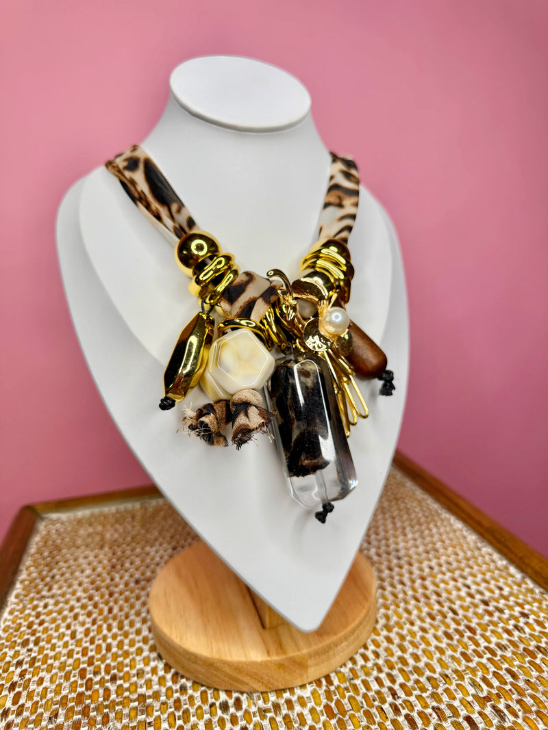Chunky Cheetah Necklace