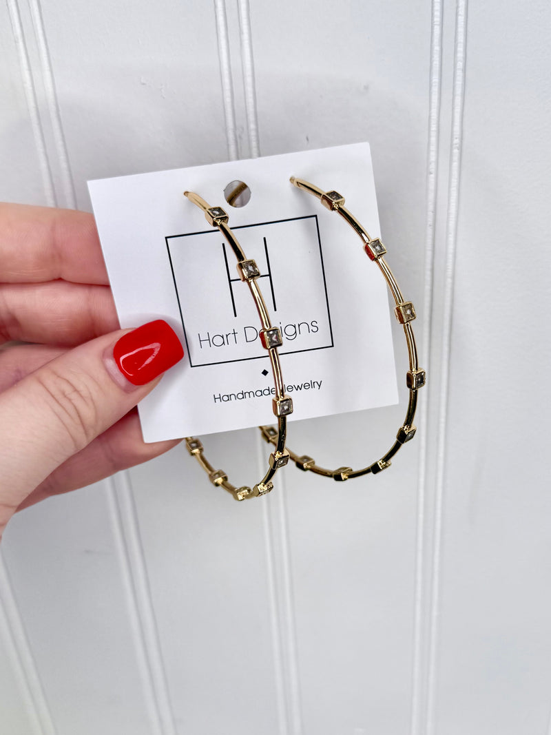Hart Designs- Glow Getter Hoops