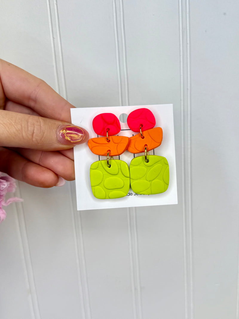 Hart Designs- Sunset Pop Earrings