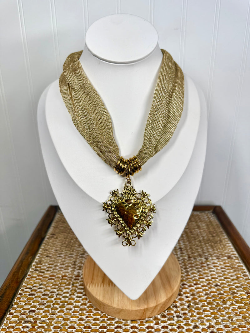 Hart Designs- Heartstrings Scarf Necklace