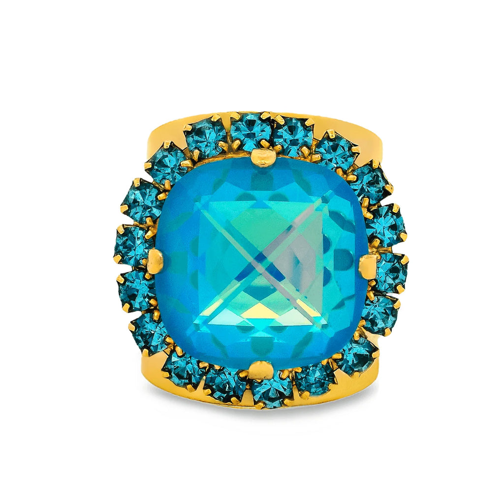 Tova- Cambrie Ring- Orchid Teal