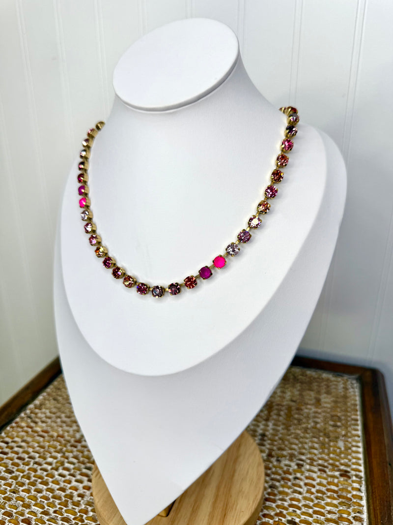 Tova- Sarina Necklace- Pink Mix