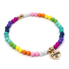 Charm It, Girls Charm Jewelry- Rainbow Stretch Bead Bracelet