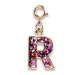 Charm It, Girls Charm Jewelry- Pink Glitter Initial Charm