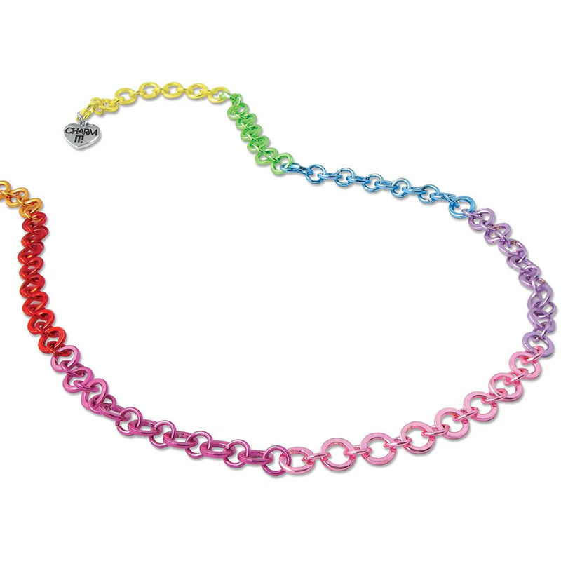 Charm It, Rainbow Chain Necklace