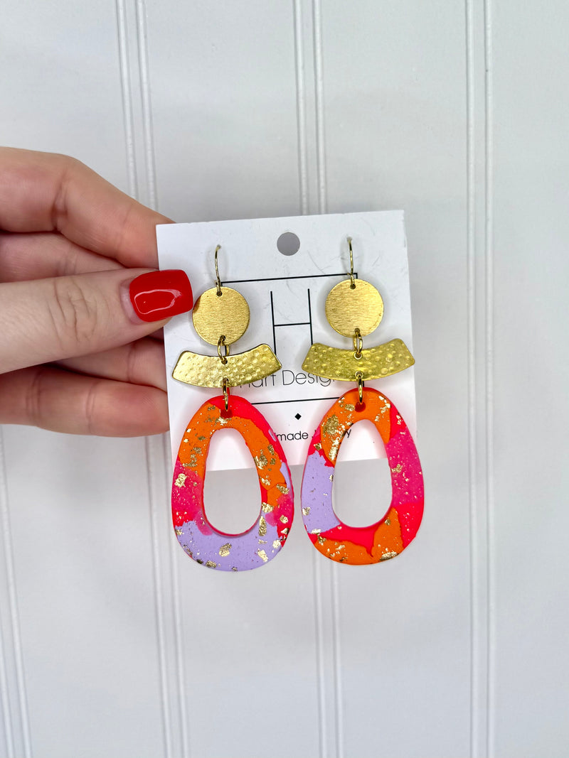 Hart Designs- Tropical Thunder Earrings