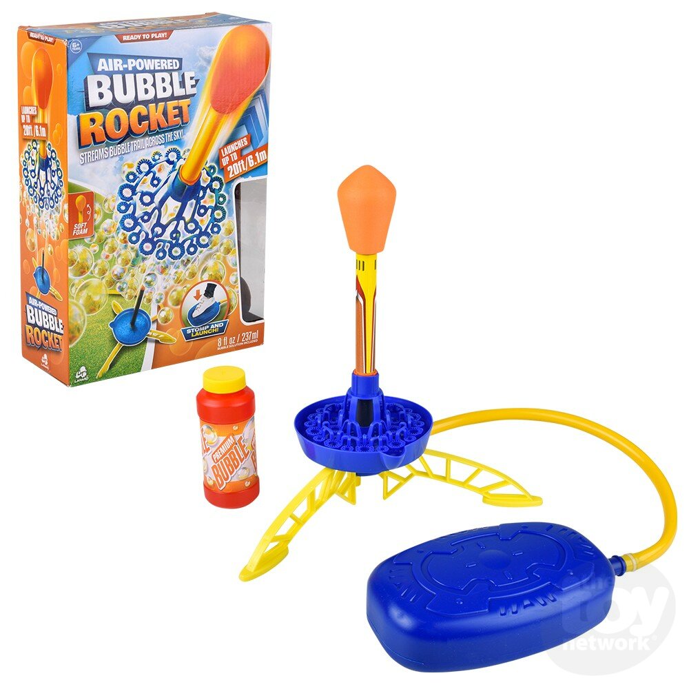 Air-Powered Bubble Rocket