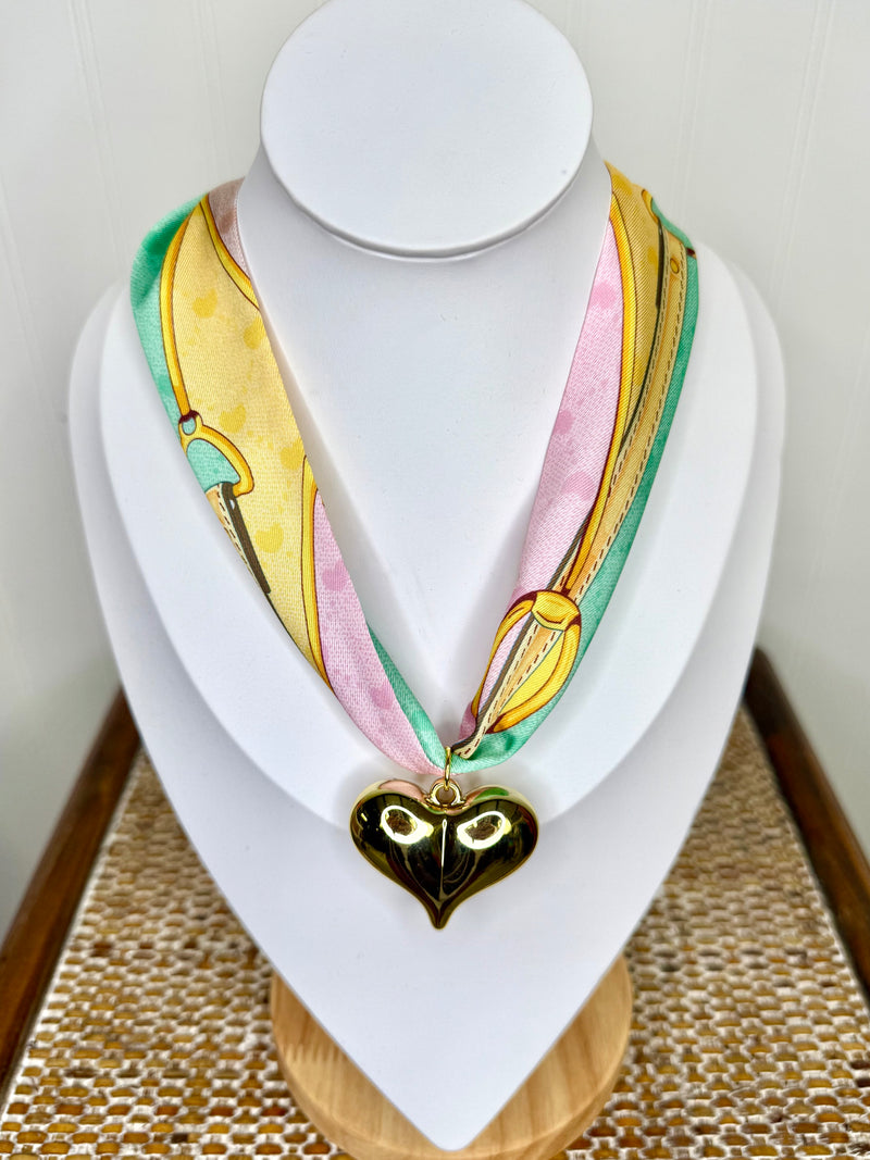 Hart Designs- Heart to Hold Scarf Necklace