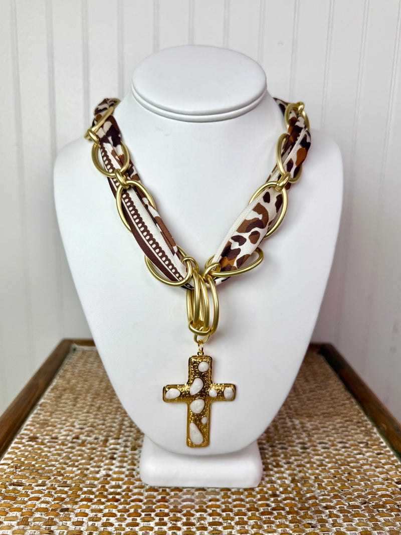 Hart Designs- Fall for Faith Scarf Necklace