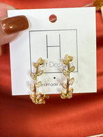 Hart Designs- Golden Vine Earrings