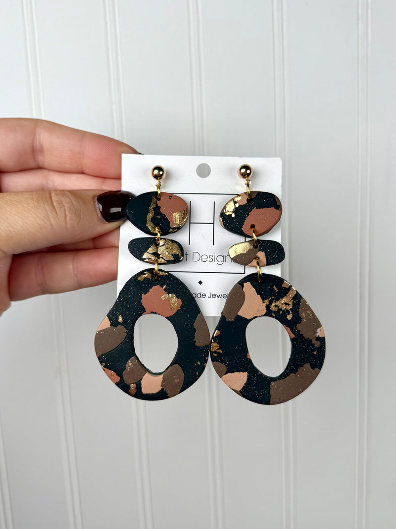 Hart Designs- Midnight Ember Earrings
