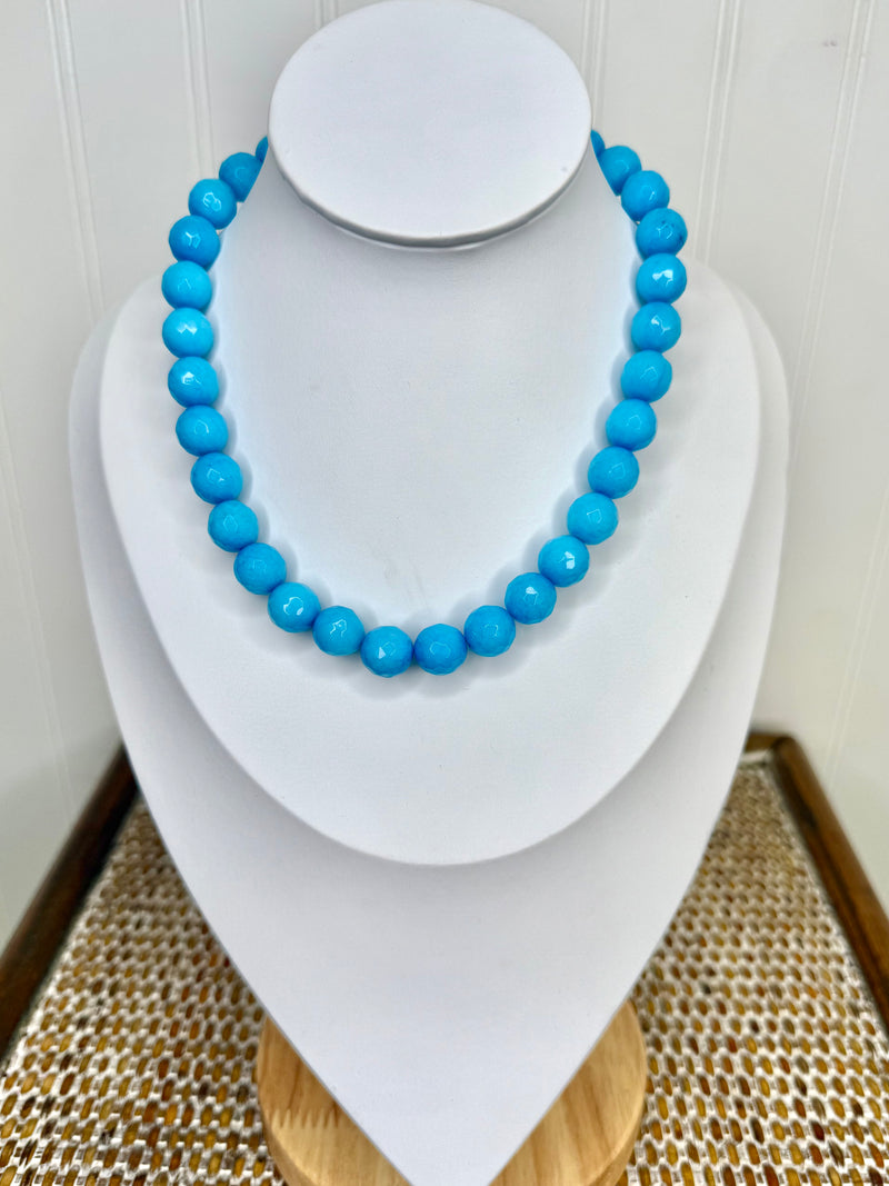 Hart Designs- Blue Skies Beaded Necklace