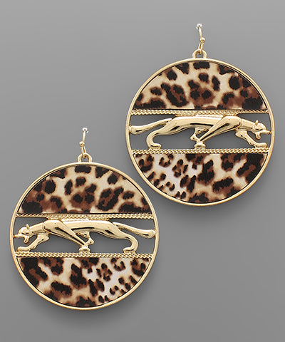 Wild Glam Earrings- Ivory