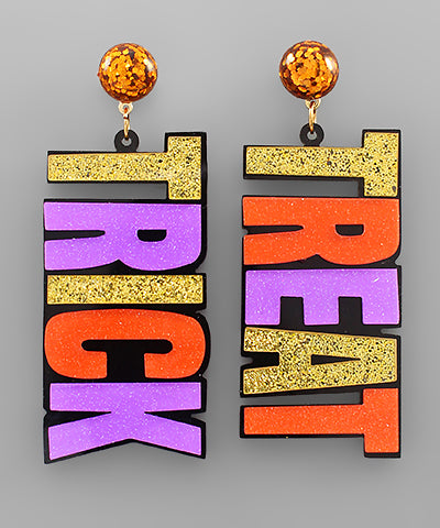 Trick Or Treat Yourself Earrings