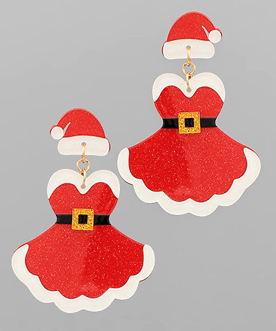 Christmas Dress Earrings