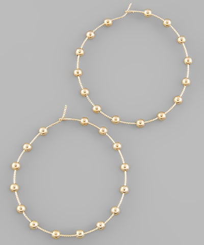 Bead Me Beautiful Hoops