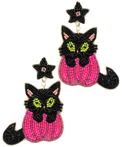 Purr-fectly Spooky Earrings