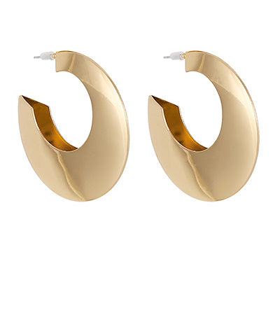 Shine Down Gold Hoops