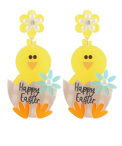 Hoppy Chick Earrings