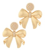 Precious In Pearls Bow Earring