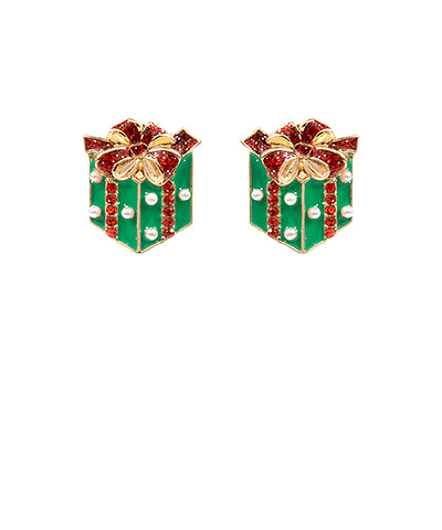 Present Under The Tree Earrings