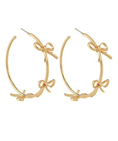 Springtime Bow Hoops